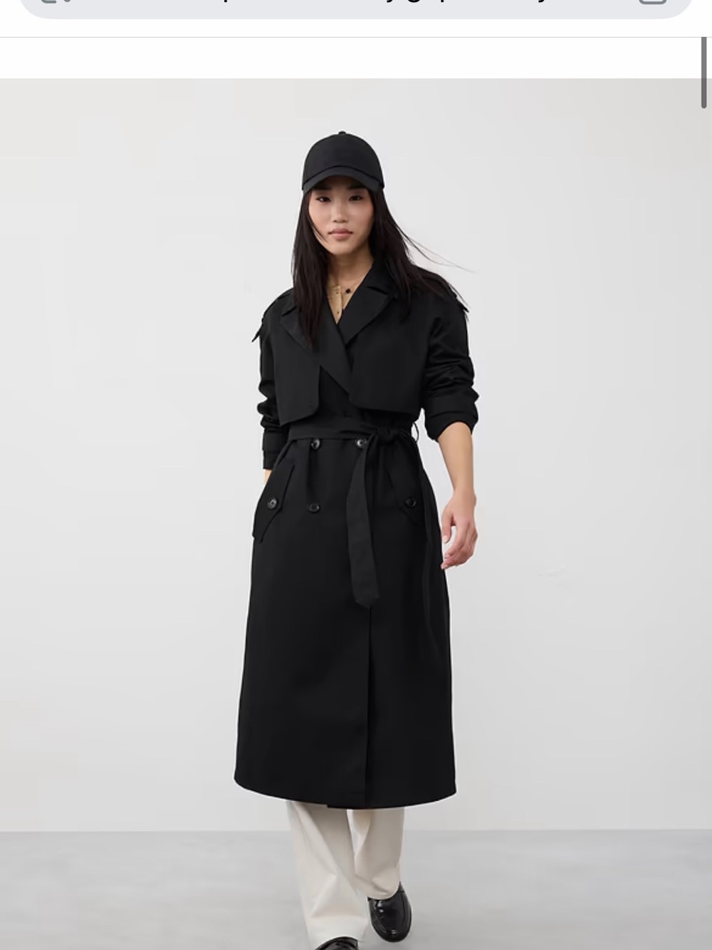 Banana Republic Trench Coat with Belt - Women's Jacket